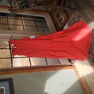 Melloday Red Sleeveless Summer Maxi‎ Sz. M Maxi Dress